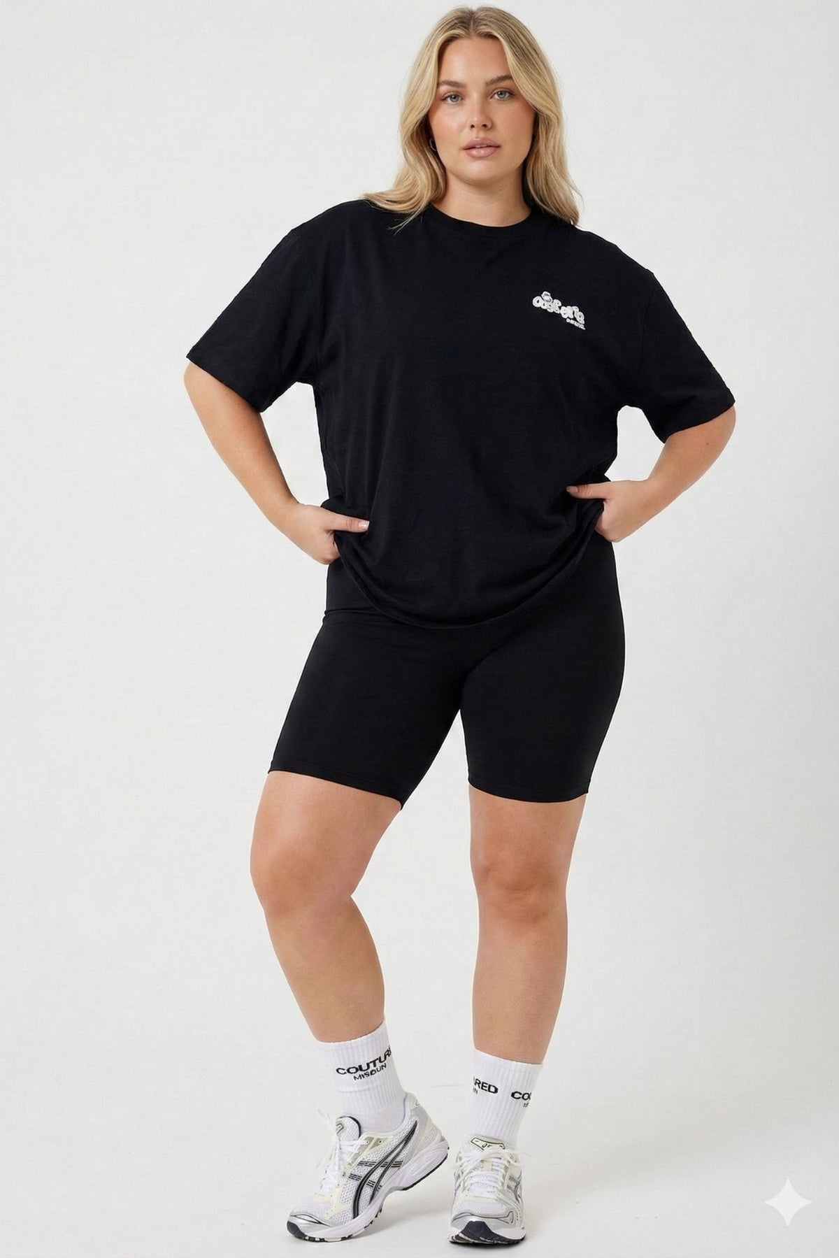 Lilford T-Shirt & Short Set - Black