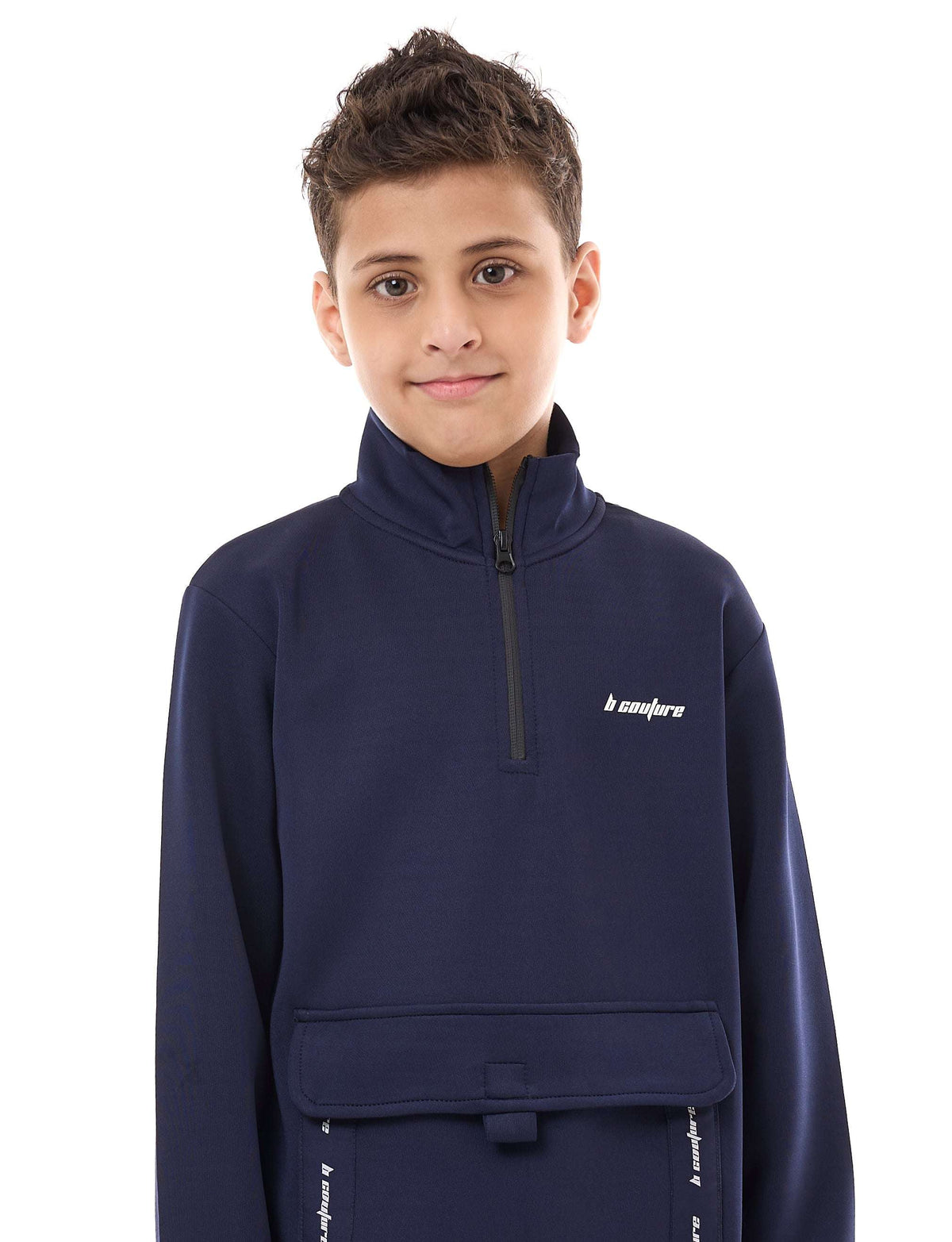 Sun Court Kids Tracksuit - Navy