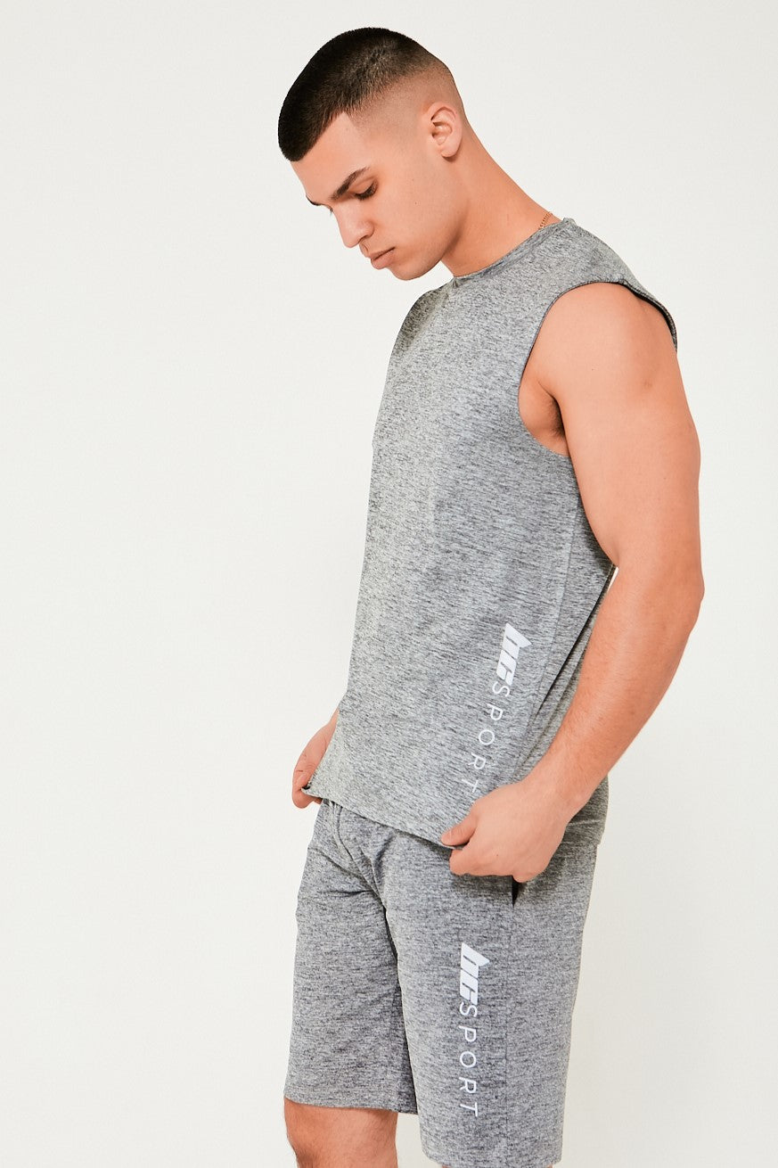 Gym Vest 3-Pack - Black/Navy/Grey