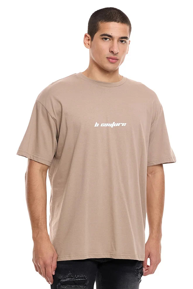 Oversized T-Shirt - Beige