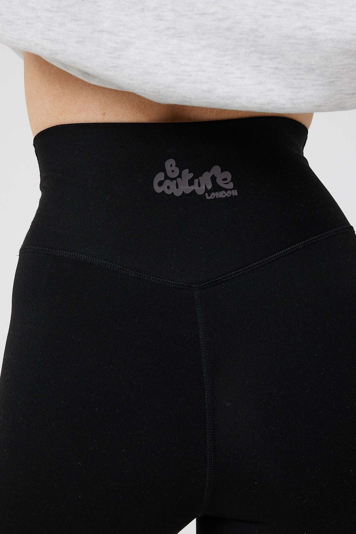 Collingwood Half-Zip Sweatshirt & Leggings Set - Ash Grey / Black