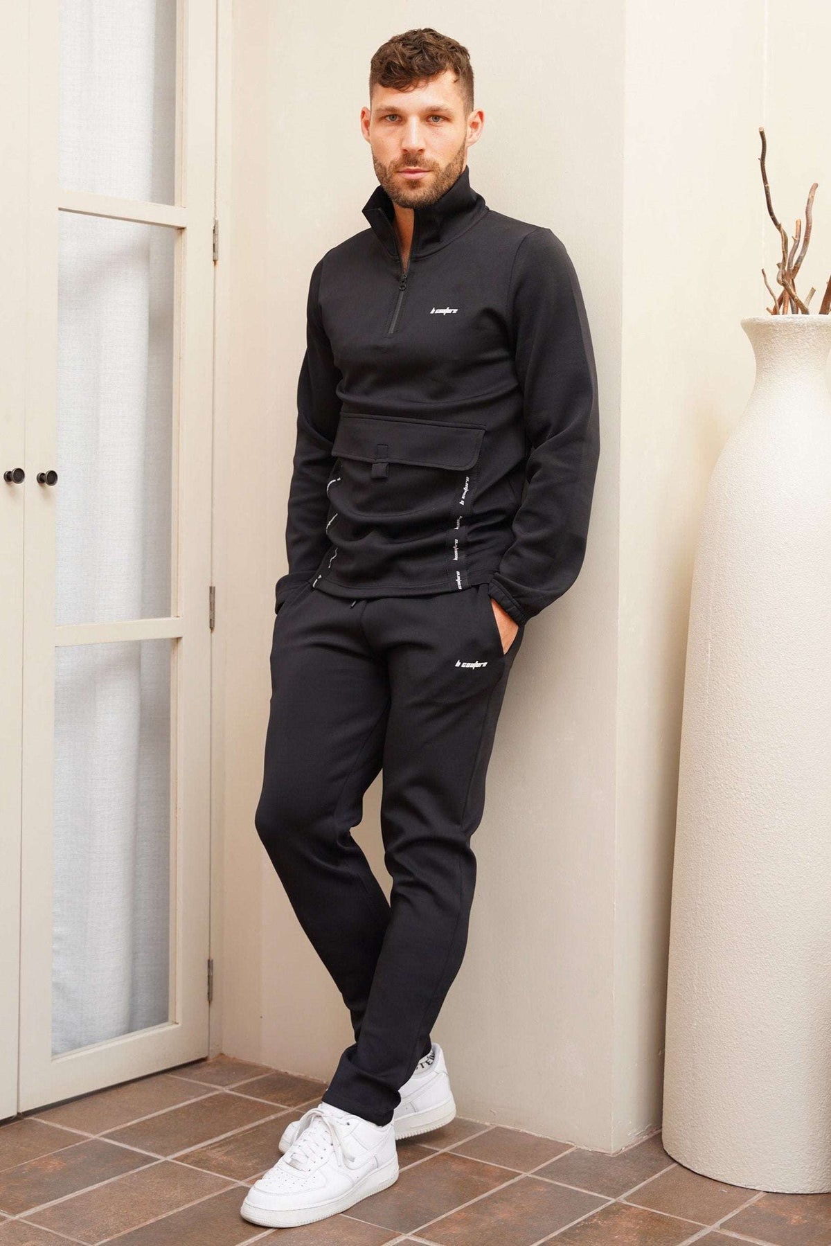 Prince Dale Men's 2-Piece Tracksuit Set - Black
