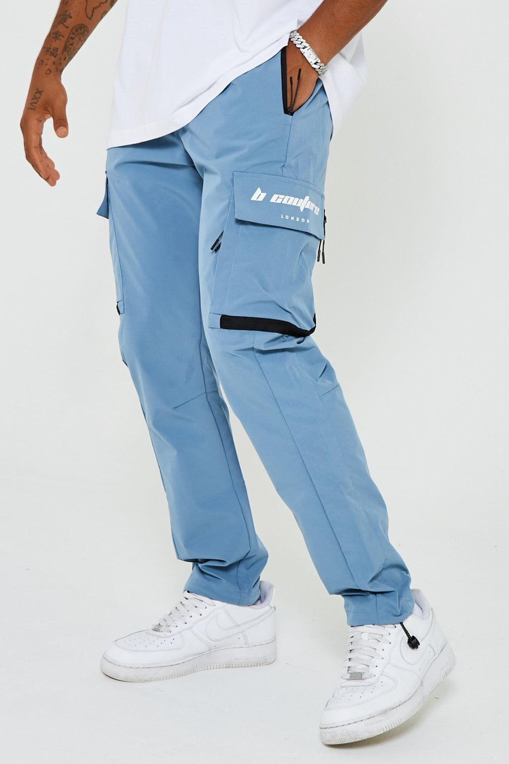 King Street Cargo Pants - Blue