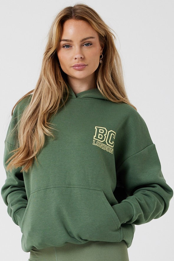 Kent House Oversized Hoodie - Olive