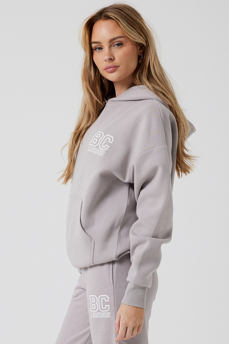 Kent House Oversized Hoodie - Stone
