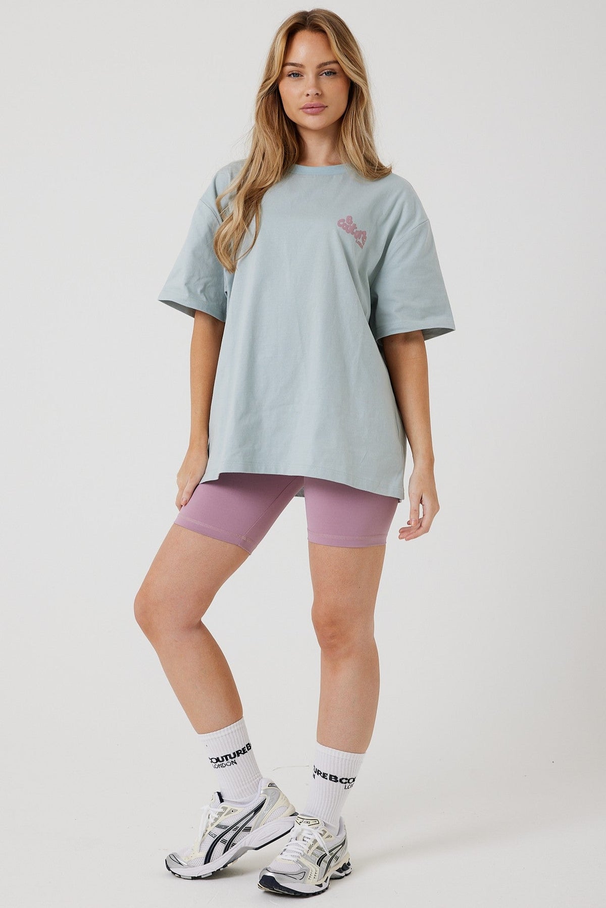 Lilford T-Shirt & Short Set - Green / Pink