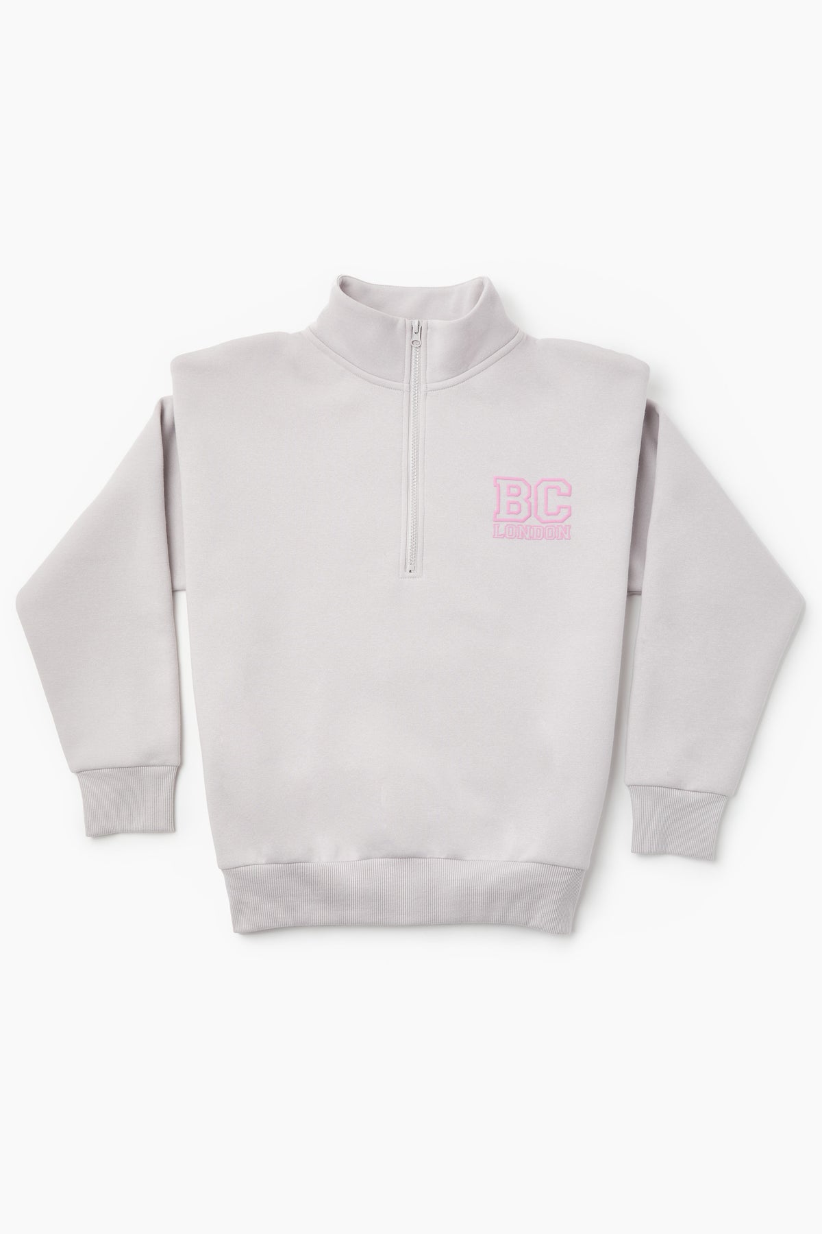 Collingwood Half-Zip Sweatshirt & Leggings Set - Cream / Lavender