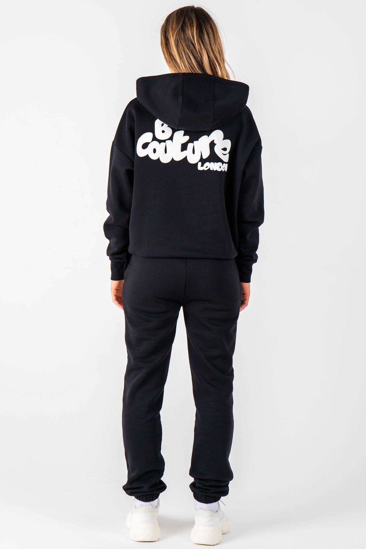 Erindale Oversized Fleece Tracksuit - Black