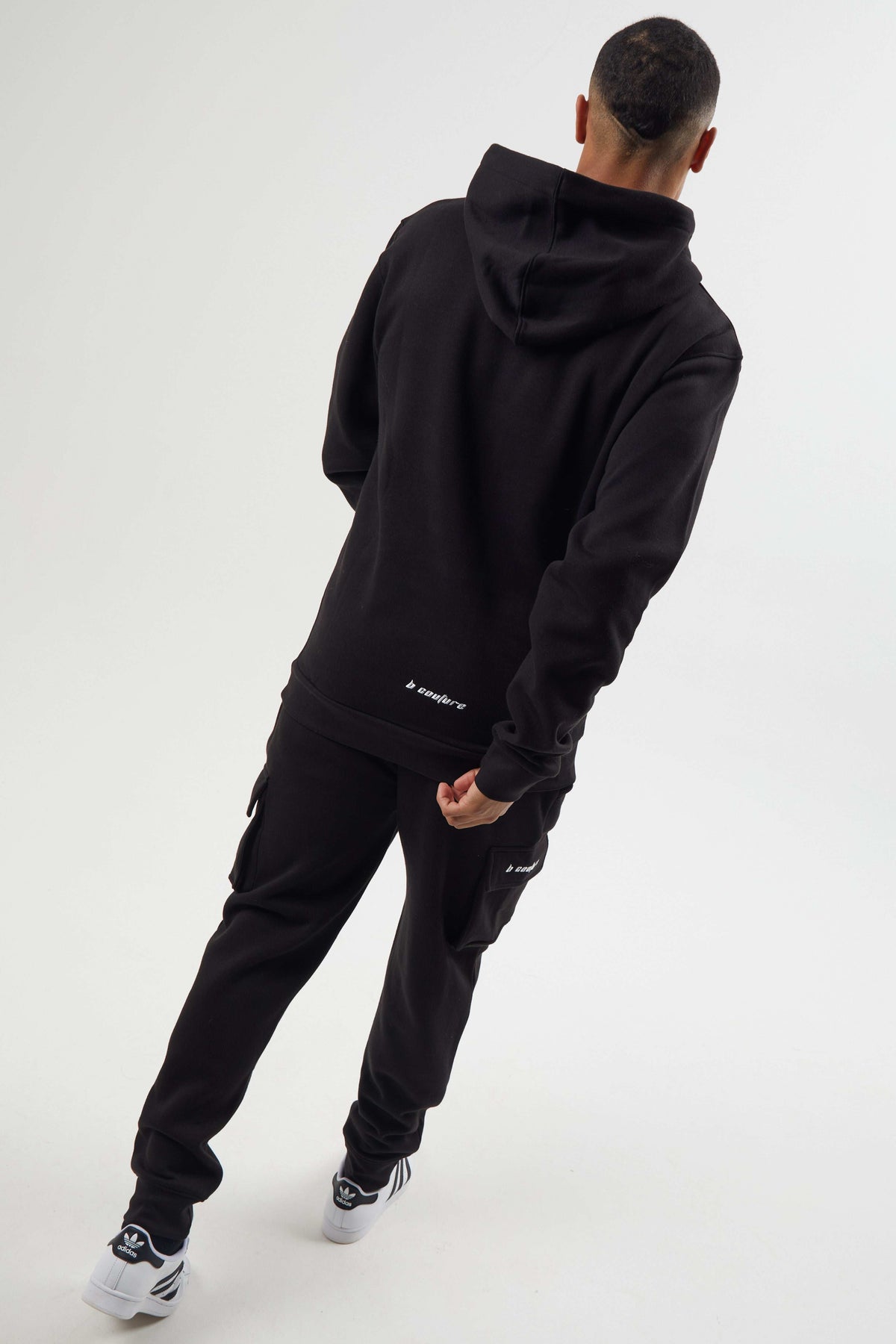 Field Place Men's 2-Piece Tracksuit Set - Black